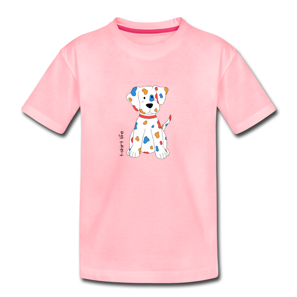 Toddler Premium Puppy T-Shirt - pink