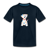 Toddler Premium Puppy T-Shirt - deep navy