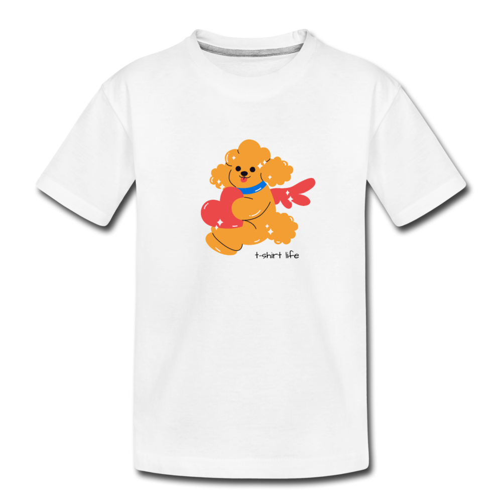 Toddler Premium Bear T-Shirt - white