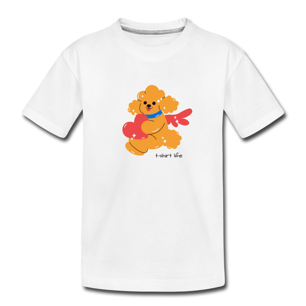 Toddler Premium Bear T-Shirt - white