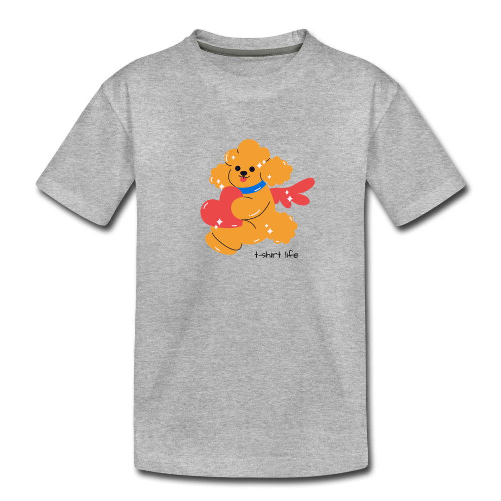 Toddler Premium Bear T-Shirt - heather gray