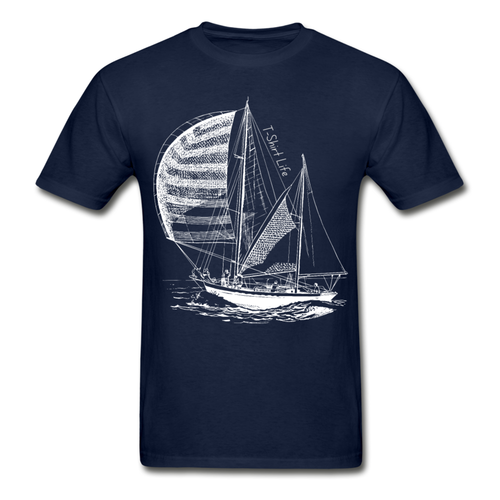 Adult Boat T-shirt - navy