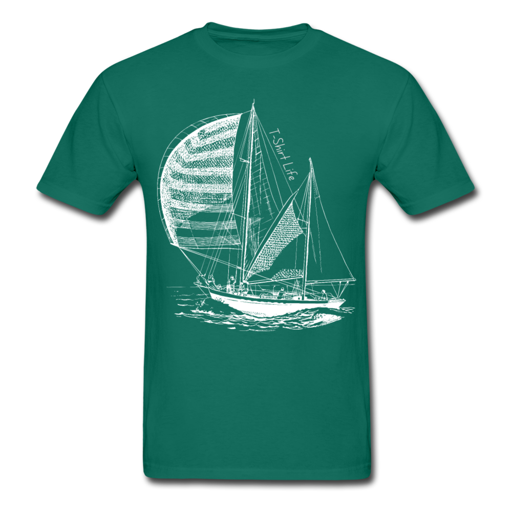 Adult Boat T-shirt - petrol