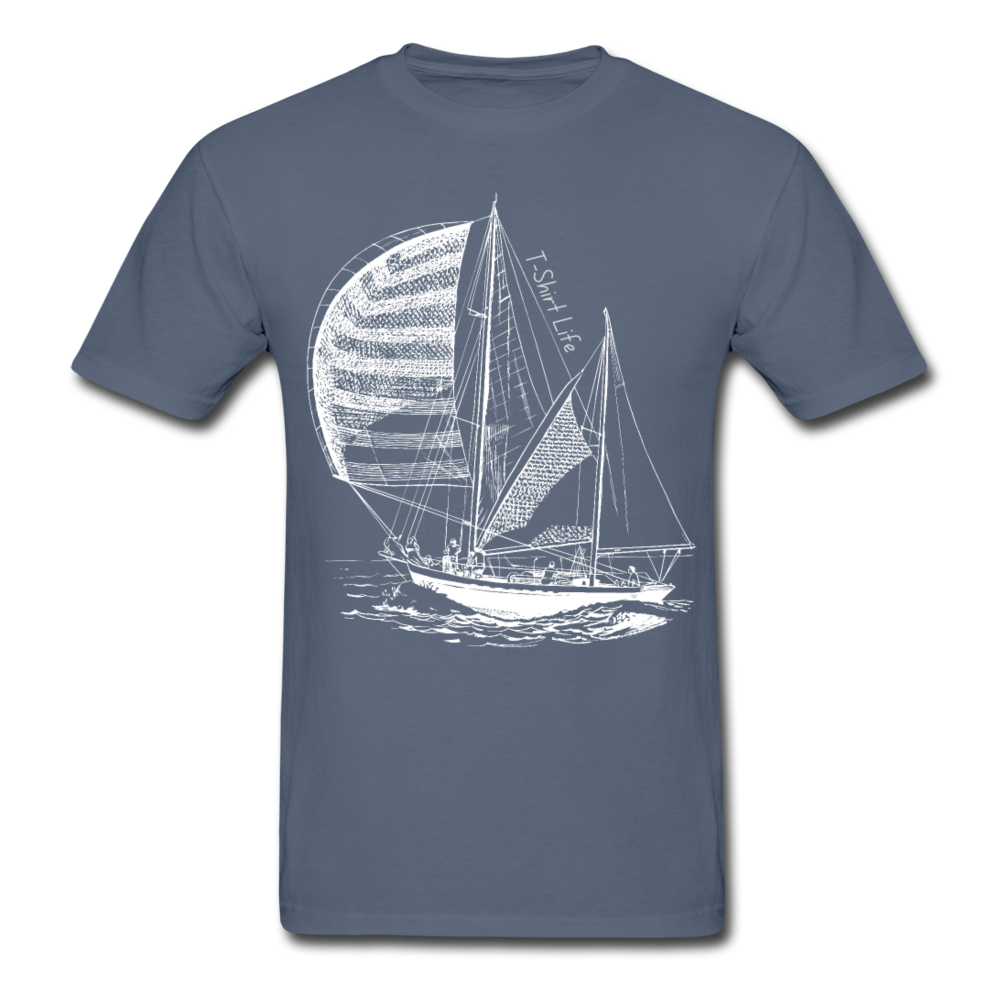 Adult Boat T-shirt - denim