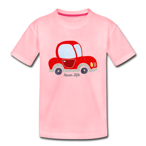 Kids Car Tee - pink