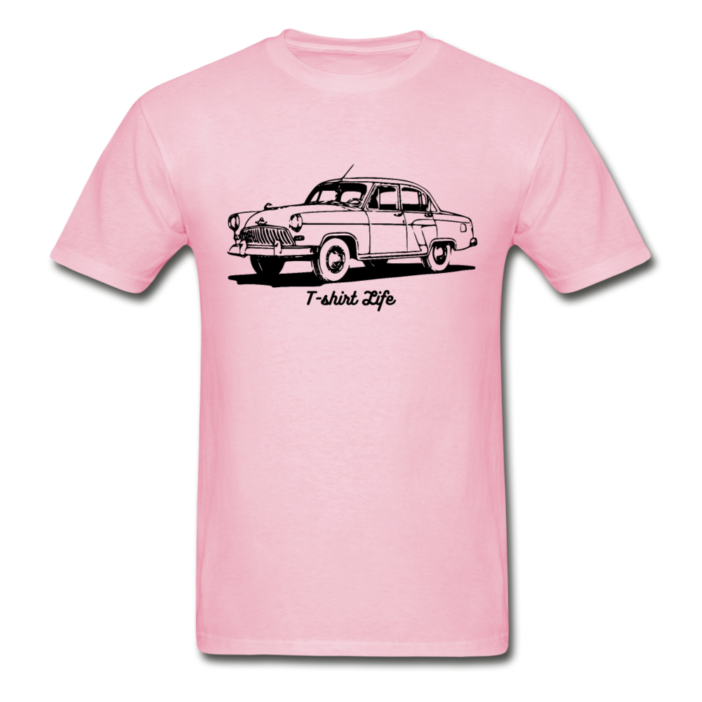 Vintage Car Tee - light pink