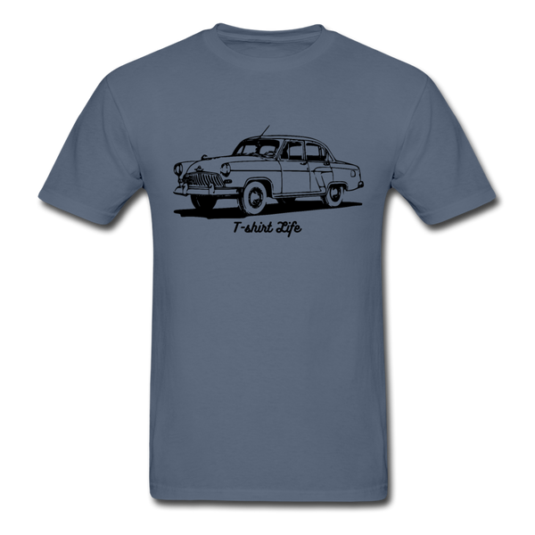 Vintage Car Tee - denim