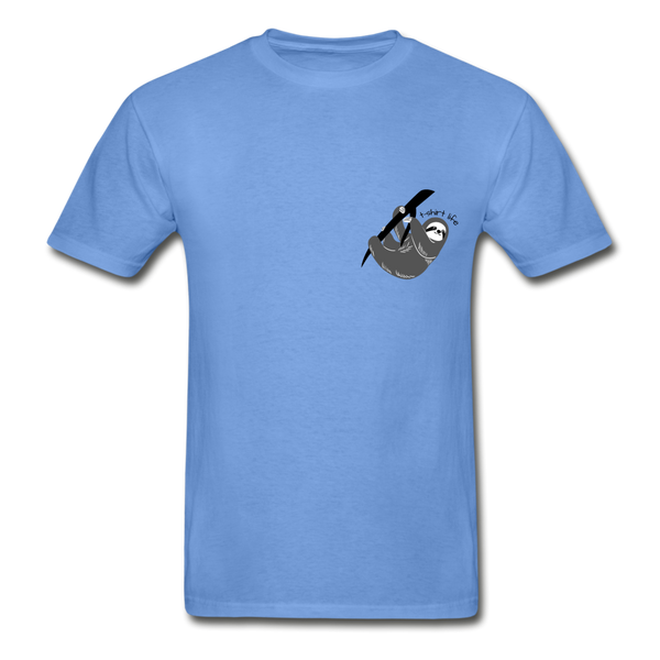 Sloth Tee - carolina blue