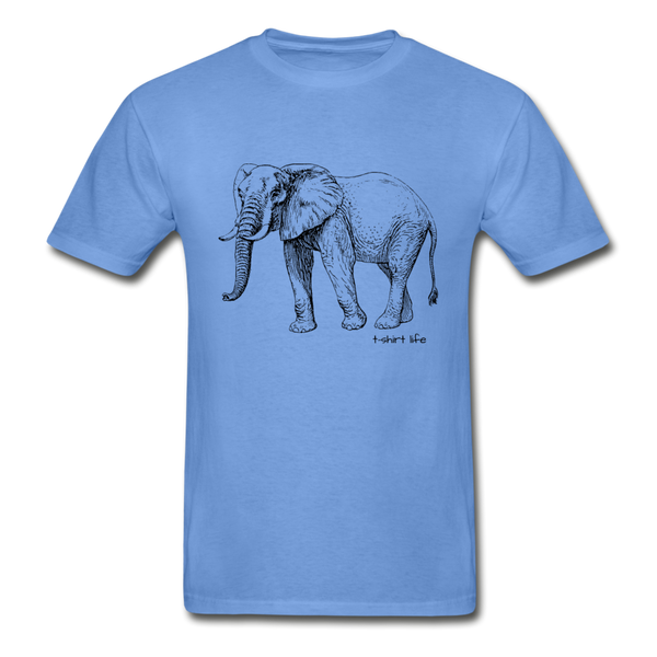 Elaphant Tee - carolina blue