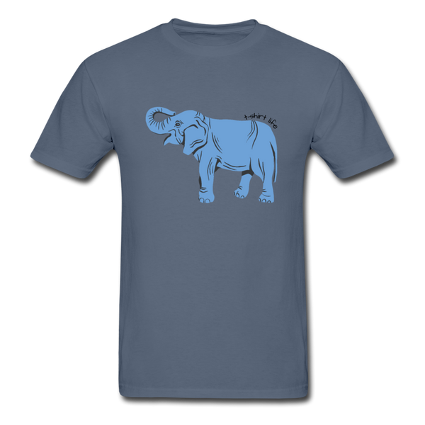 Elephant Tee - denim