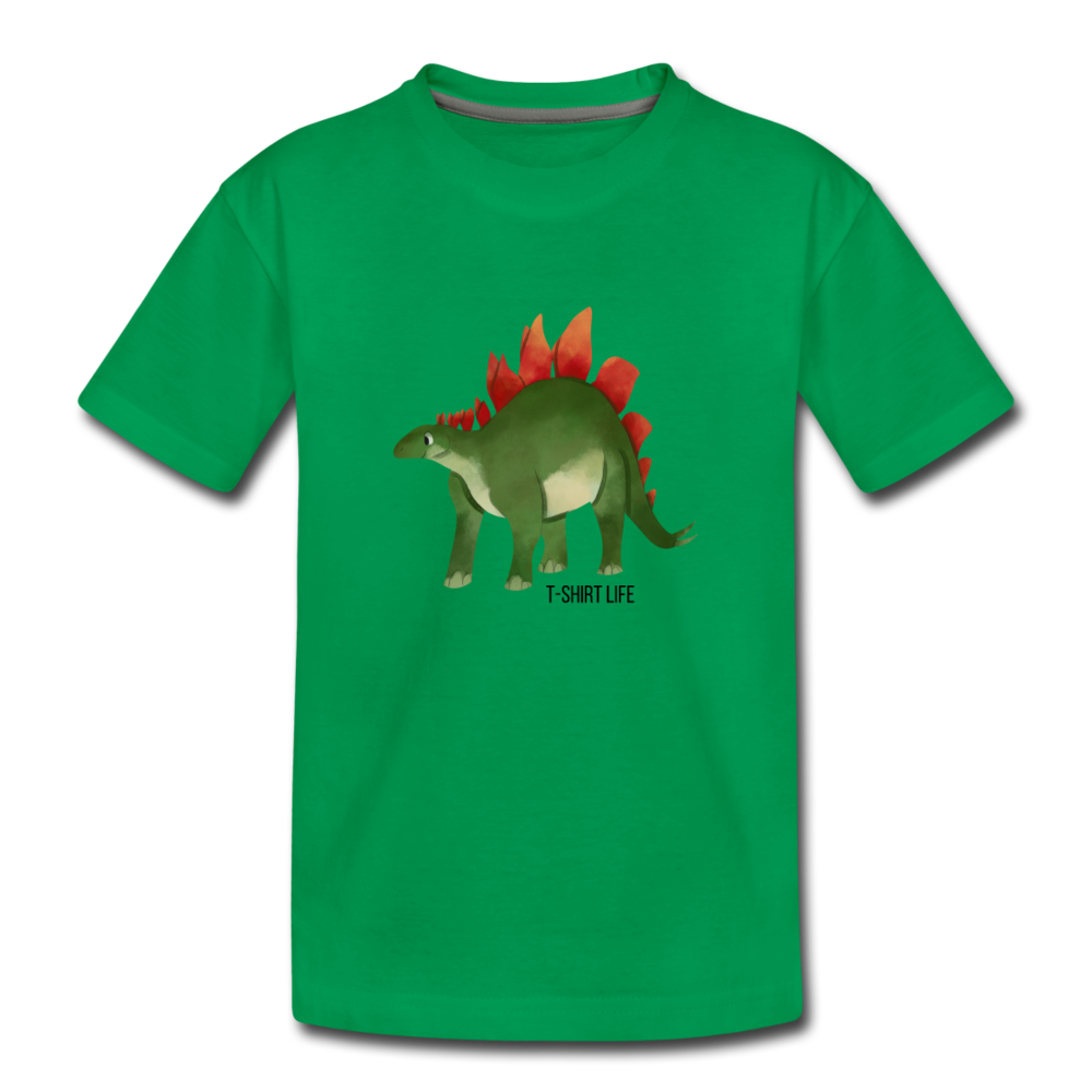 Toddler Premium Dino T-shirt - kelly green