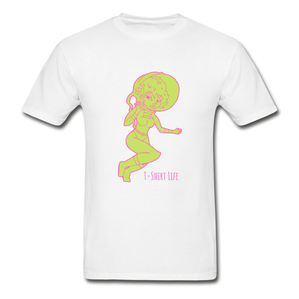 Space Girl Tee - white