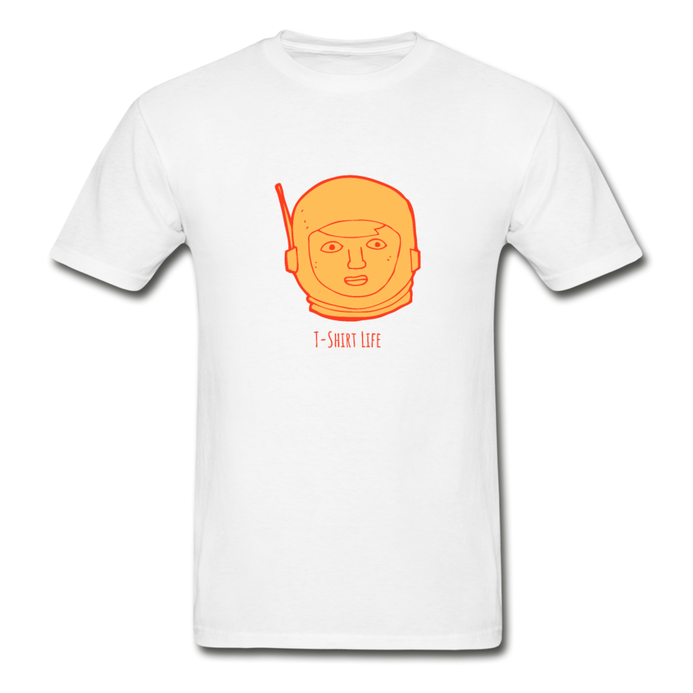 Space Face Tee - white