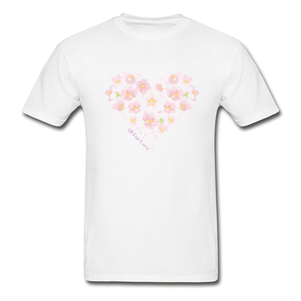 Heart Tee - white