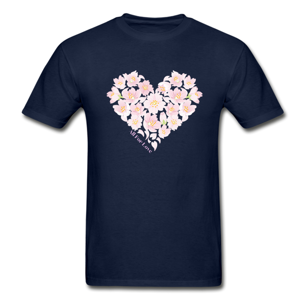 Heart Tee - navy