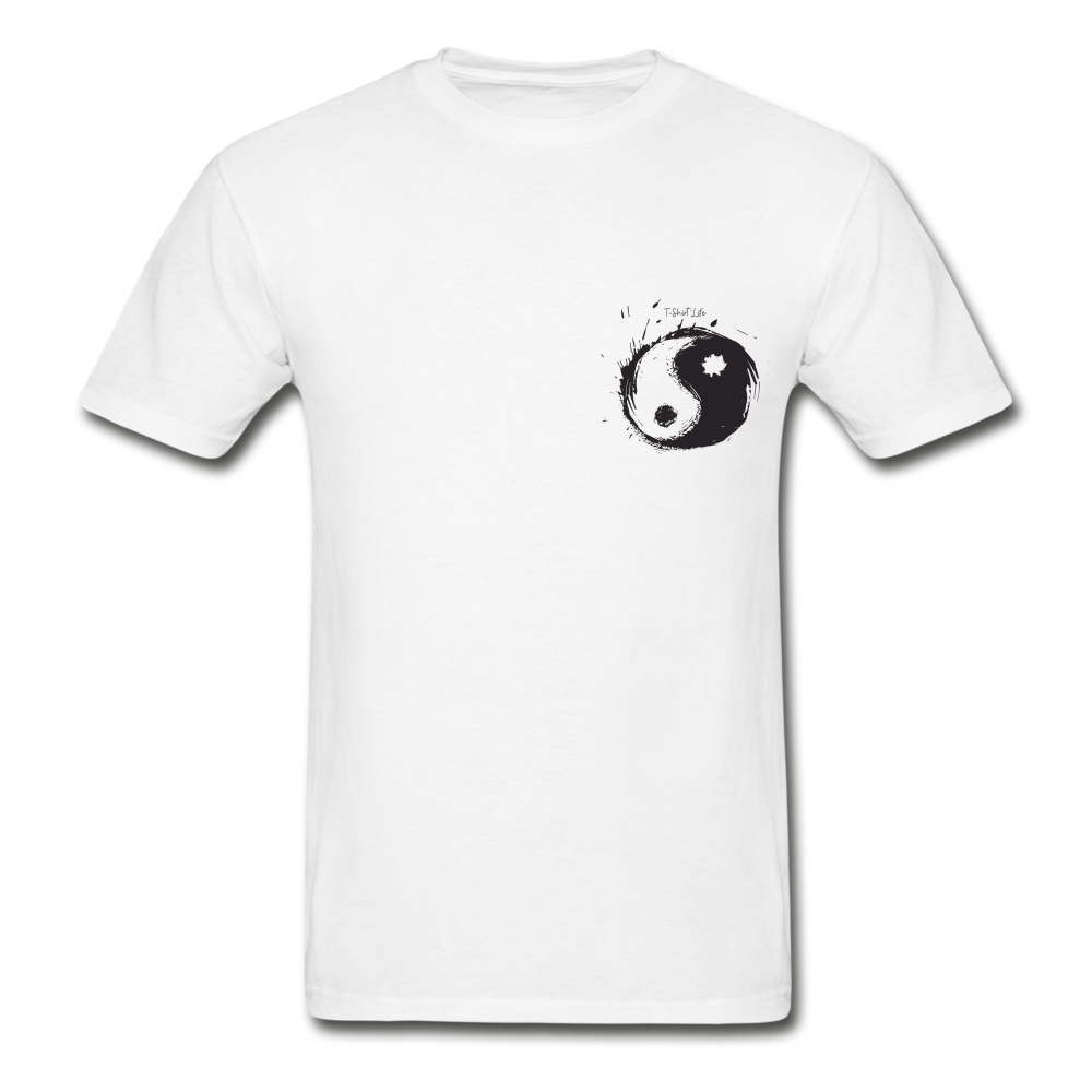 Ying Yang Tee - white