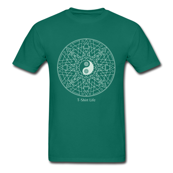 Ying Yang Tee - petrol