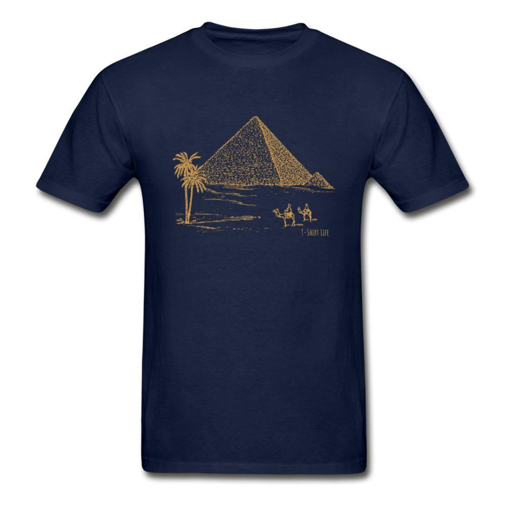 Pyramid Tee - navy