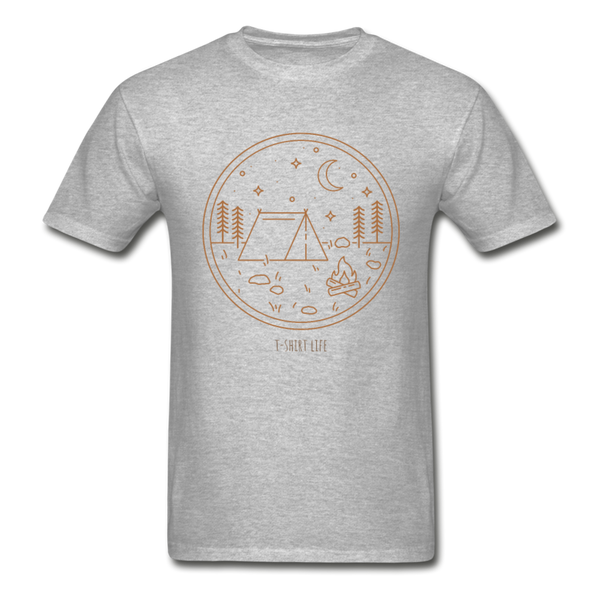 Camping Tee - heather gray