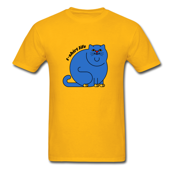 Fat Cat Tee - gold