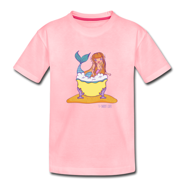 Kids' Premium Mermaid T-Shirt - pink