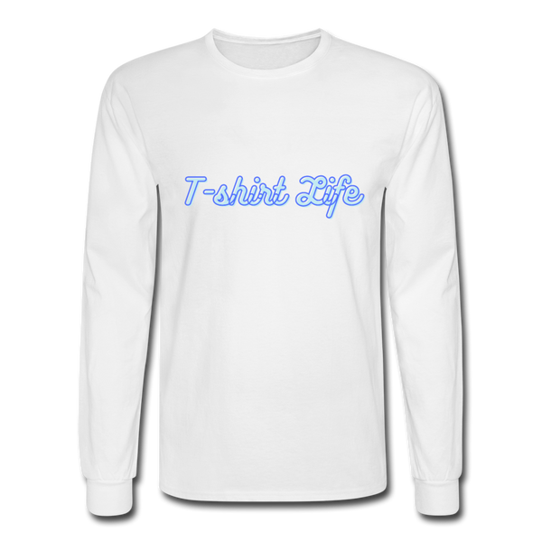 T-Shirt Life Tee Long Sleeve - white