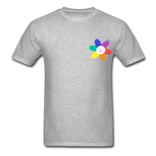 Pride Flower Tee - heather gray