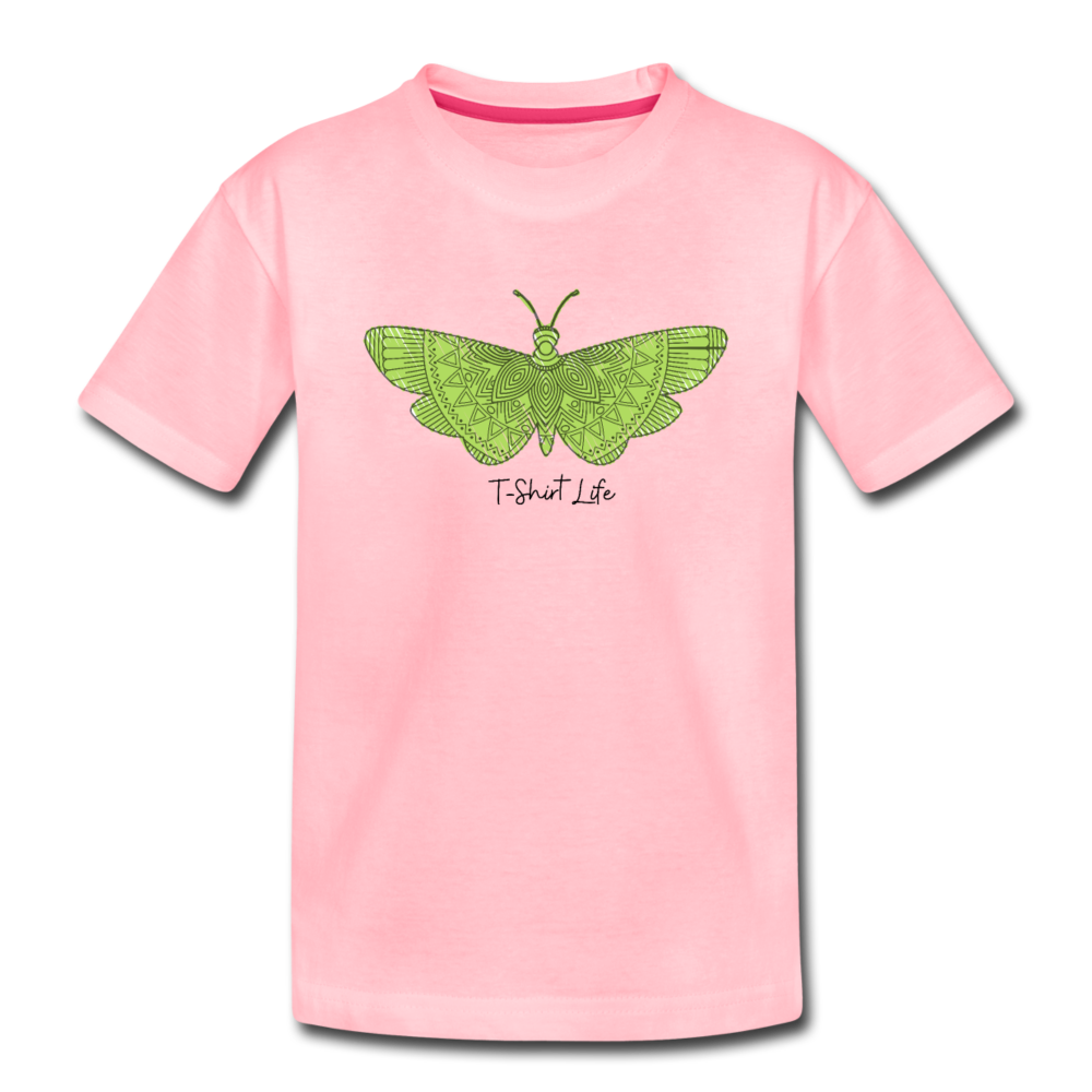 Kids' Premium Butterfly T-Shirt - pink