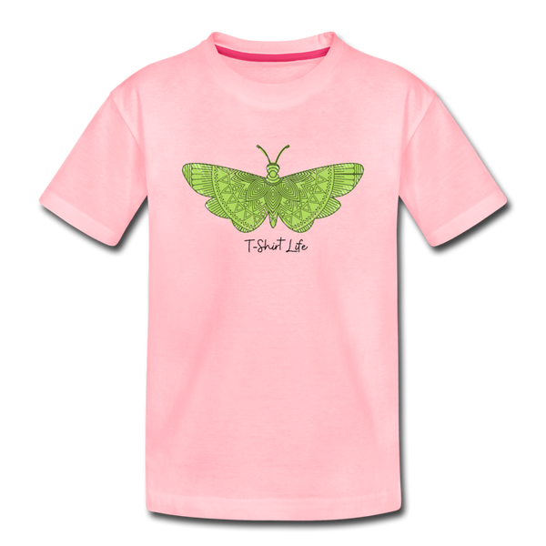 Kids' Premium Butterfly T-Shirt - pink
