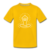 Kids' Premium Yoga T-Shirt - sun yellow
