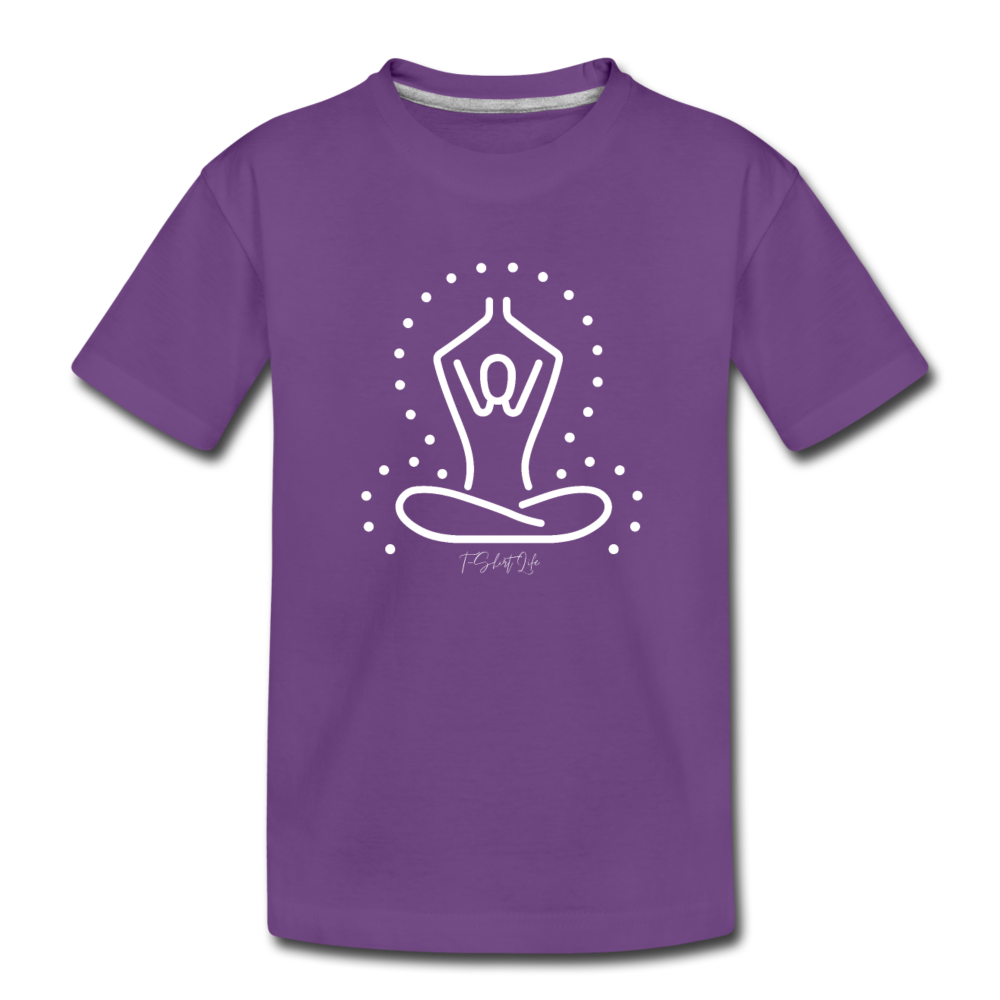 Kids' Premium Yoga T-Shirt - purple