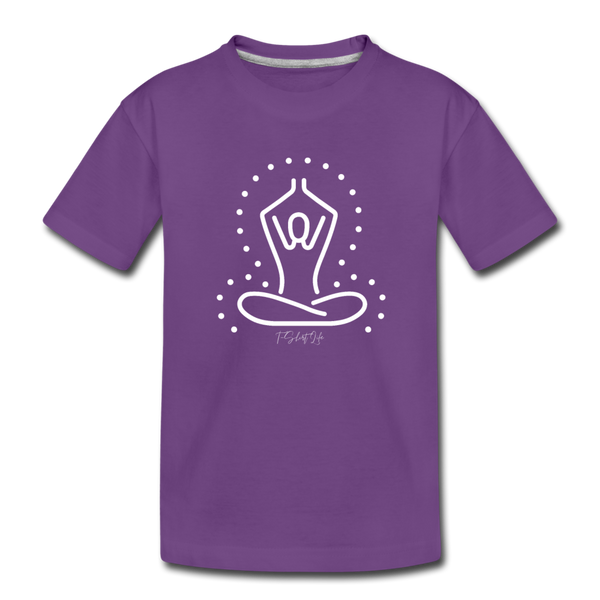 Kids' Premium Yoga T-Shirt - purple