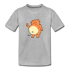 Kids' Premium Happy Cat T-Shirt - heather gray