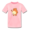Kids' Premium Happy Cat T-Shirt - pink