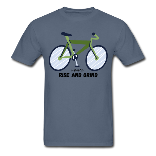 Rise and Grind Tee - denim