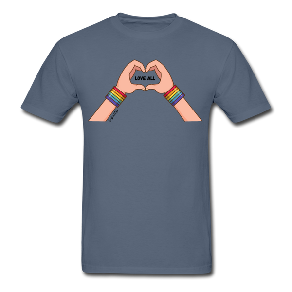 Heart Tee - denim