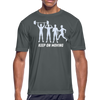 Dry Fit Keep Moving Tee - charcoal
