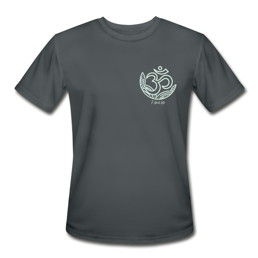 Dry Fit Om Tee - charcoal