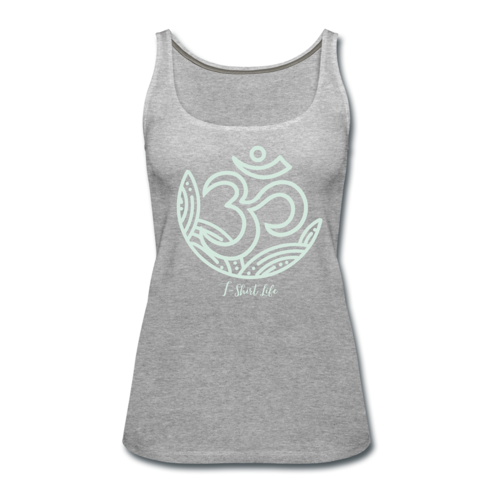Women’s Yoga Om Tank - heather gray