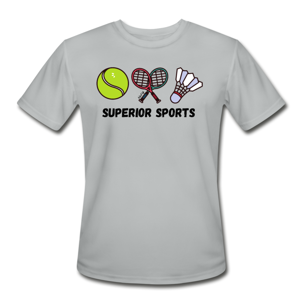 Dry Fit Sports Tee - silver