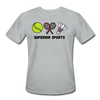 Dry Fit Sports Tee - silver