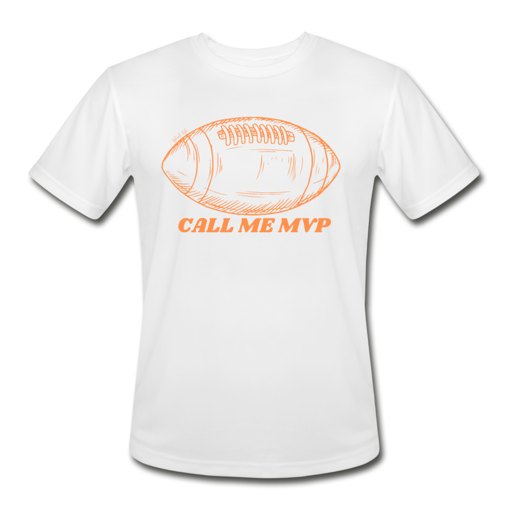 Dry Fit Football Tee - white
