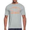 Dry Fit Football Tee - silver