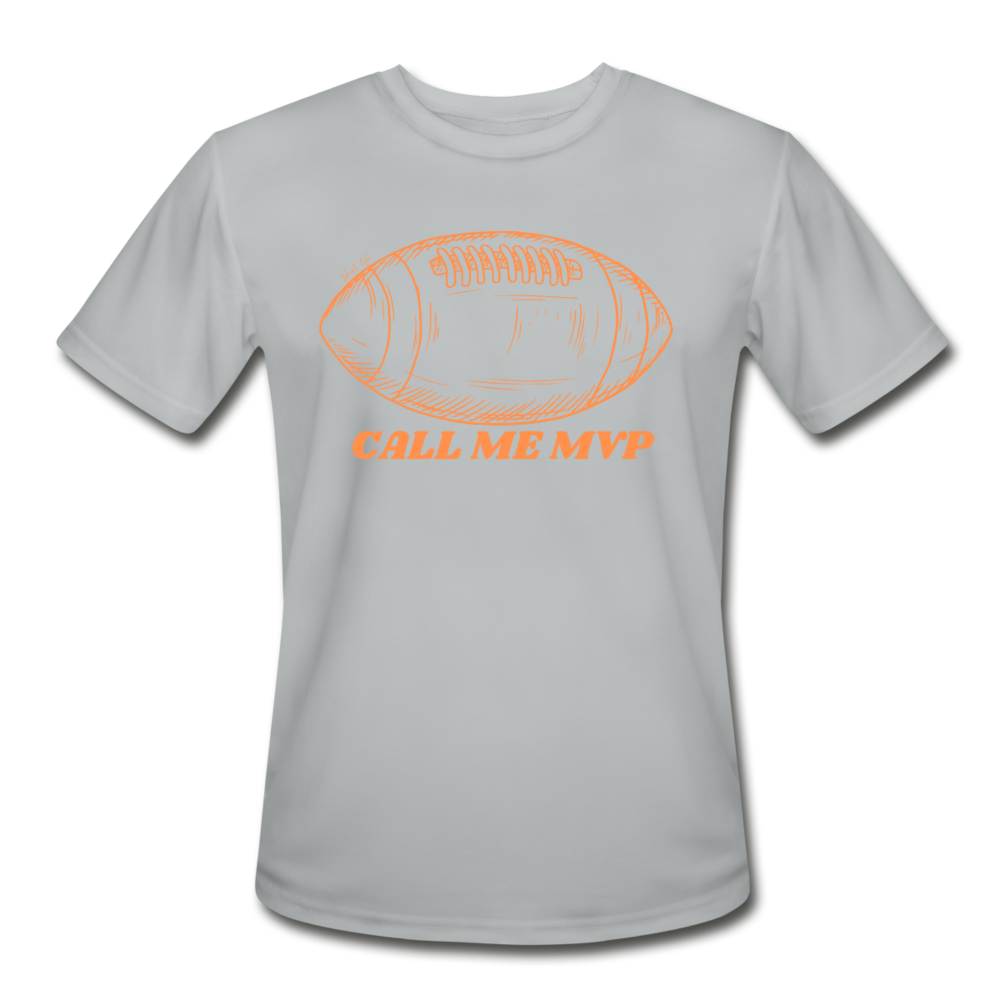 Dry Fit Football Tee - silver