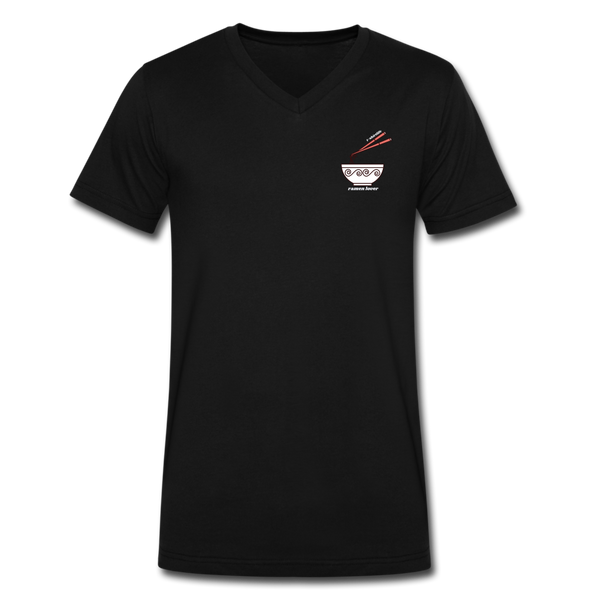 Premium V-Neck Ramen Bowl Tee - black