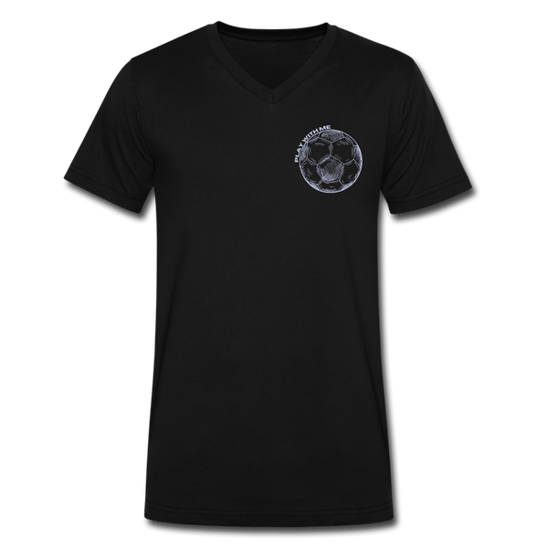 Premium V-Neck Soccer Tee - black