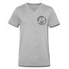 Premium V-Neck Soccer Tee - heather gray