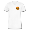 Premium V-Neck Burger Tee - white