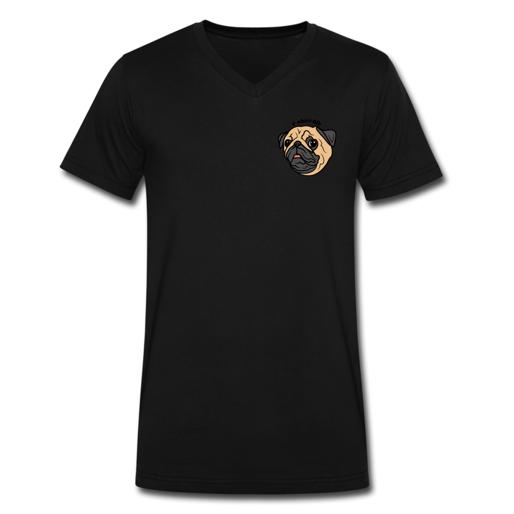 Premium V-Neck Dog Tee - black