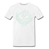 Premium Organic Om T-Shirt - white